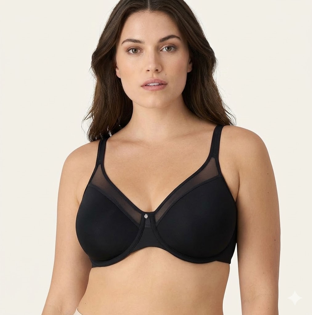 Seamless Comfort Underwire Bra – Ultra-Light, Convertible Straps