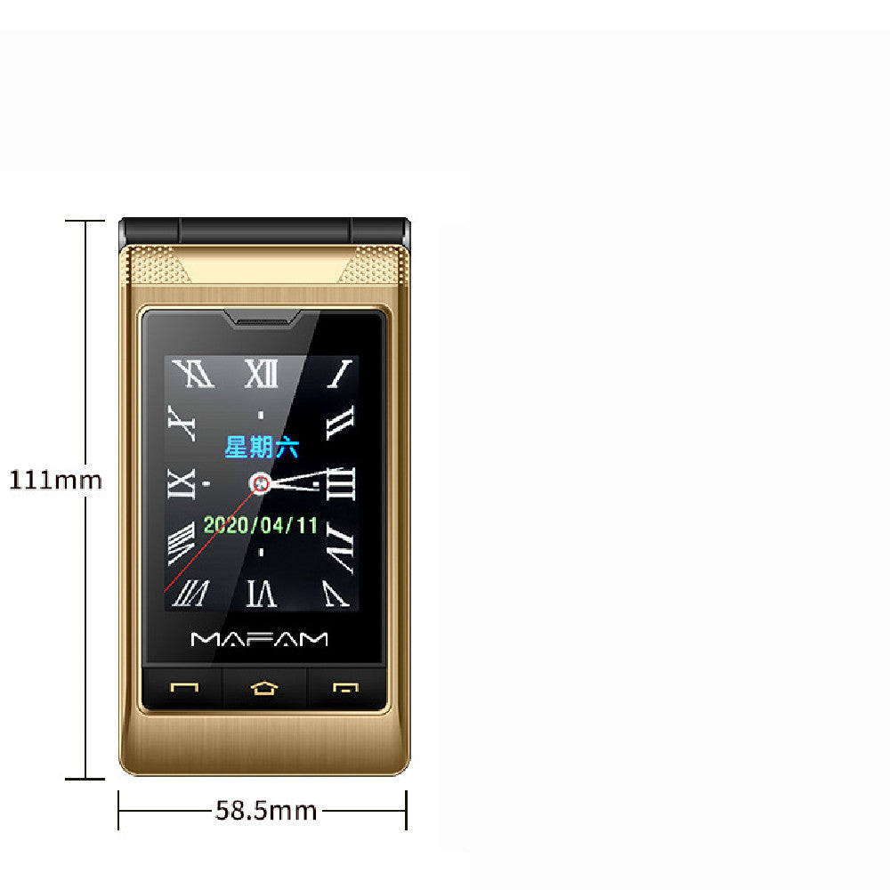 Dual Screen Flip Phone – 5900mAh | Dual SIM | 2G & 4G | Senior-Friendly