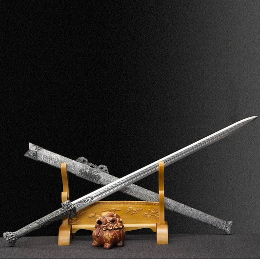 Beast Beak Integral Sword High Manganese Steel Self-Defense Cold Weapon  Collection-Grade  Unsharpened