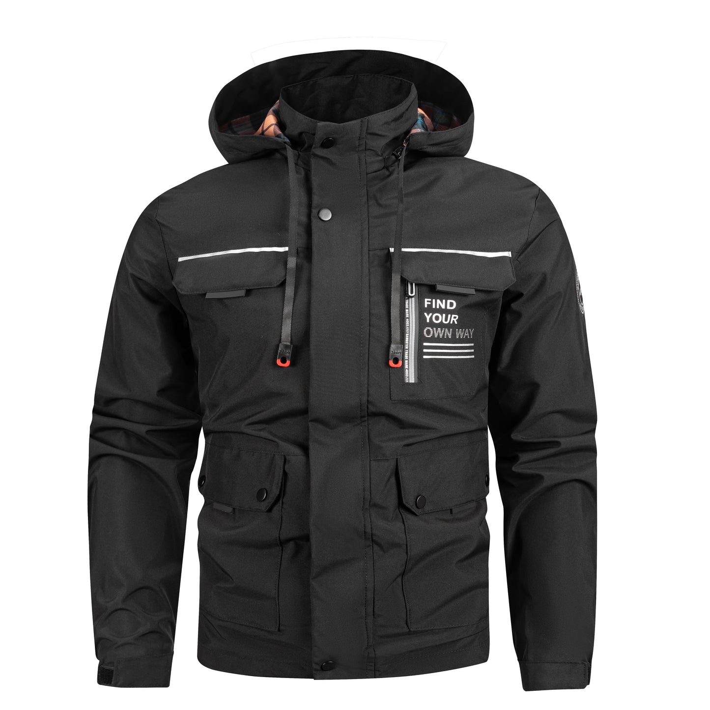 Men's Lightweight Windbreaker Jacket — Wind & Shower Resistant