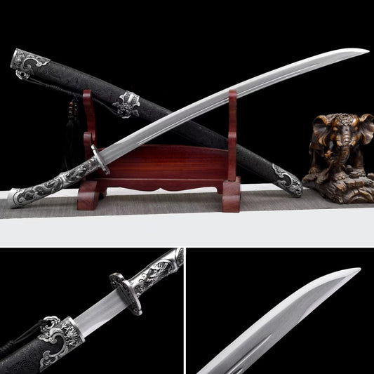Linglong Green Blade Xiuchun Dao – High Manganese Steel Practice Sword