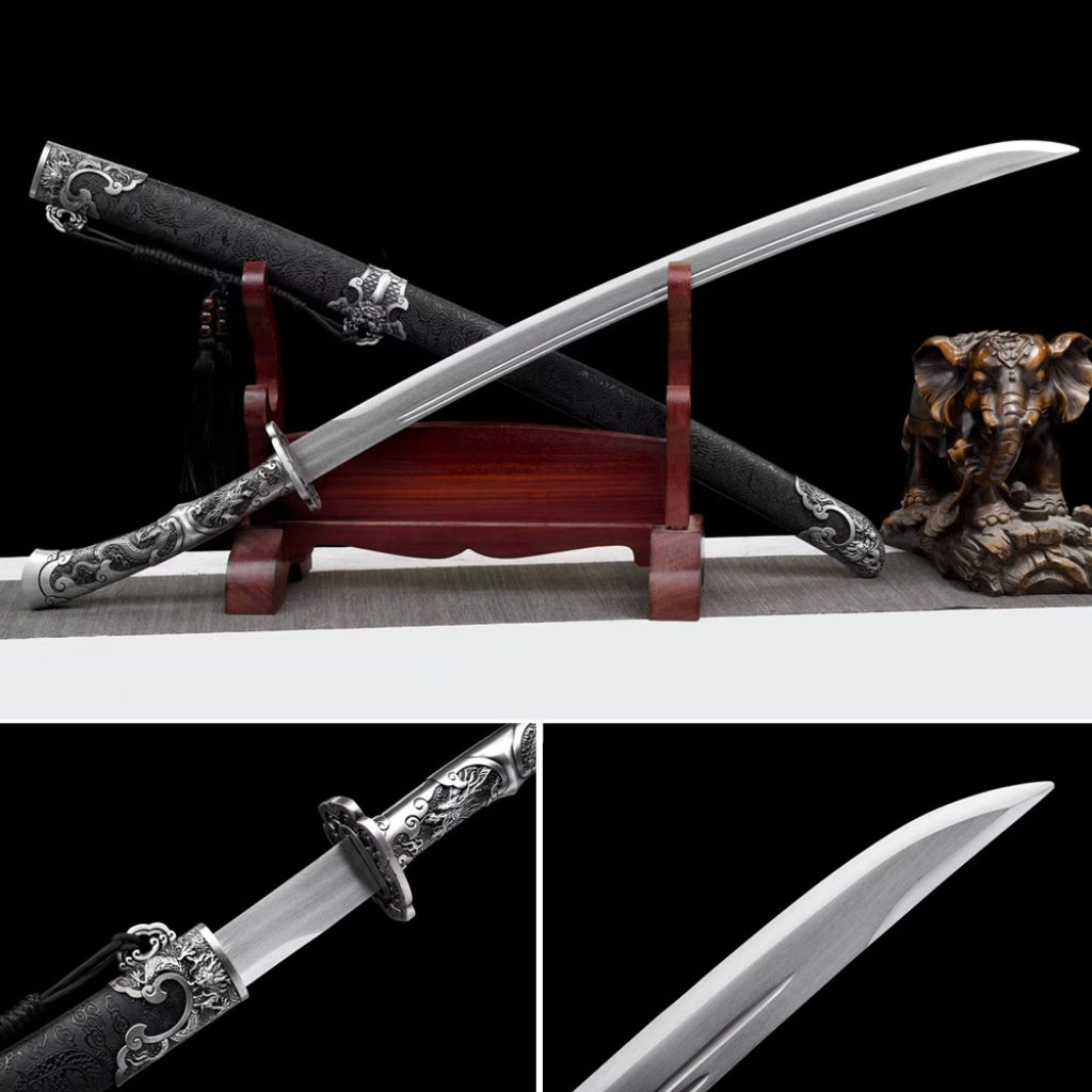 Linglong Green Blade Xiuchun Dao – High Manganese Steel Practice Sword