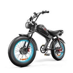 C93 Dual-Drive Electric Bike – 48V 2000W Motor, 23Ah Battery, 55–70KM Range